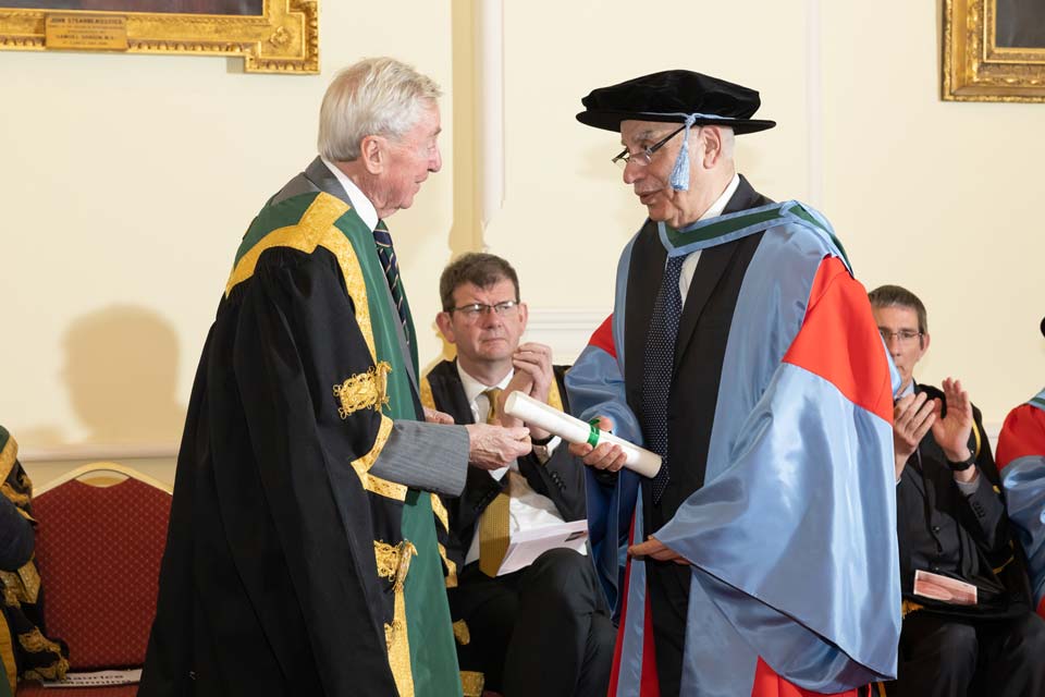 NUI Honorary Conferring of Mohamad Al-Rubeai