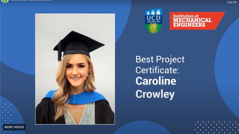 Congratulations to Caroline Crowley on the recognition of her work on aerosol transport during HFNO. Caroline has also spent the summer working with us to simulate gas leaks during laparoscopy using ANSYS