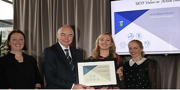 UCD Values in Action Award 2018 and UCD Agile Smart Cards 2020 & 2021