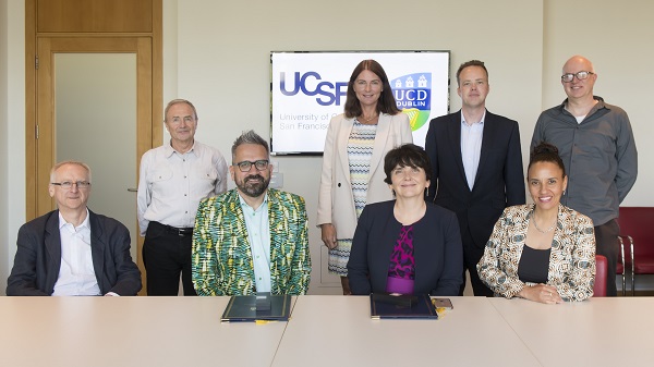 Signing of international unit affiliation agreement with UCSF