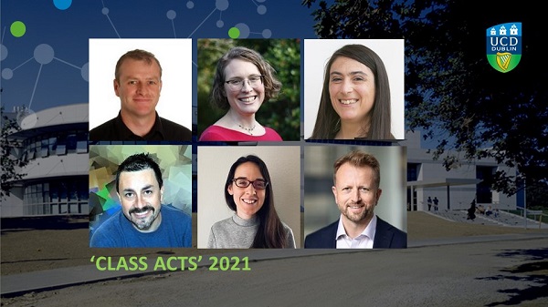 Scientists profiled in the 2021 UCD Conway 'CLASS Acts' podcast