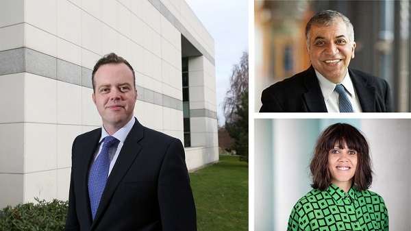 Professors William Gallagher, Annette Byrne and Abhay Pandit