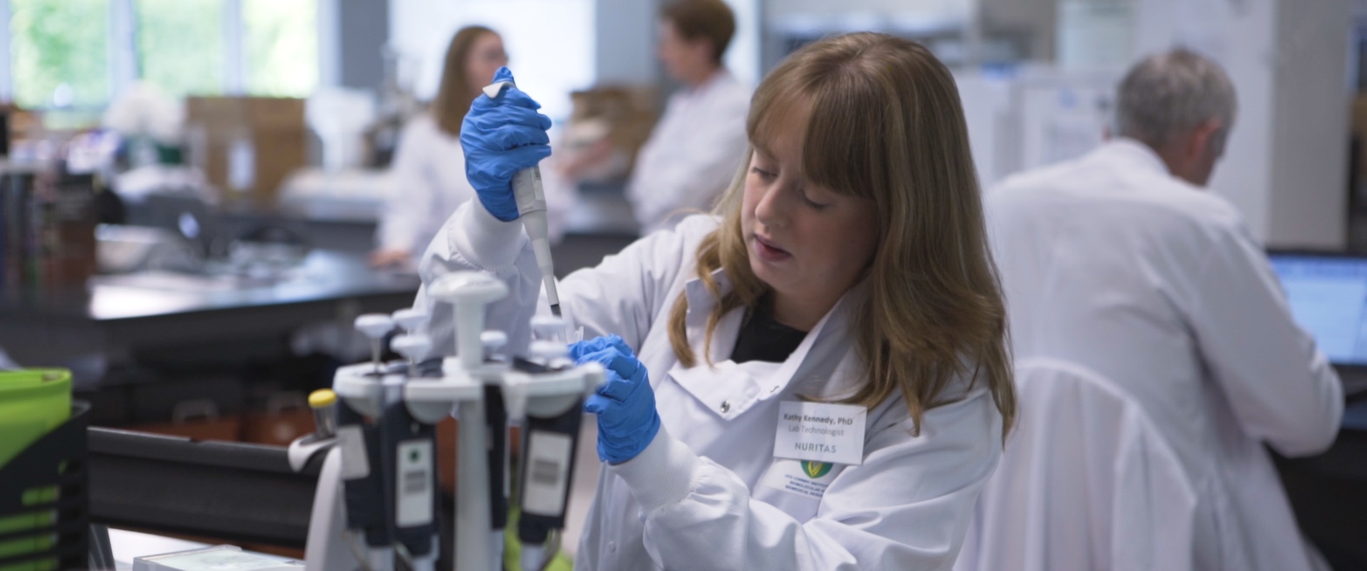 Woman working in lab