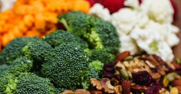 a photo of different vegetables and seeds