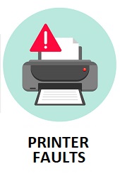 image showing printer fault