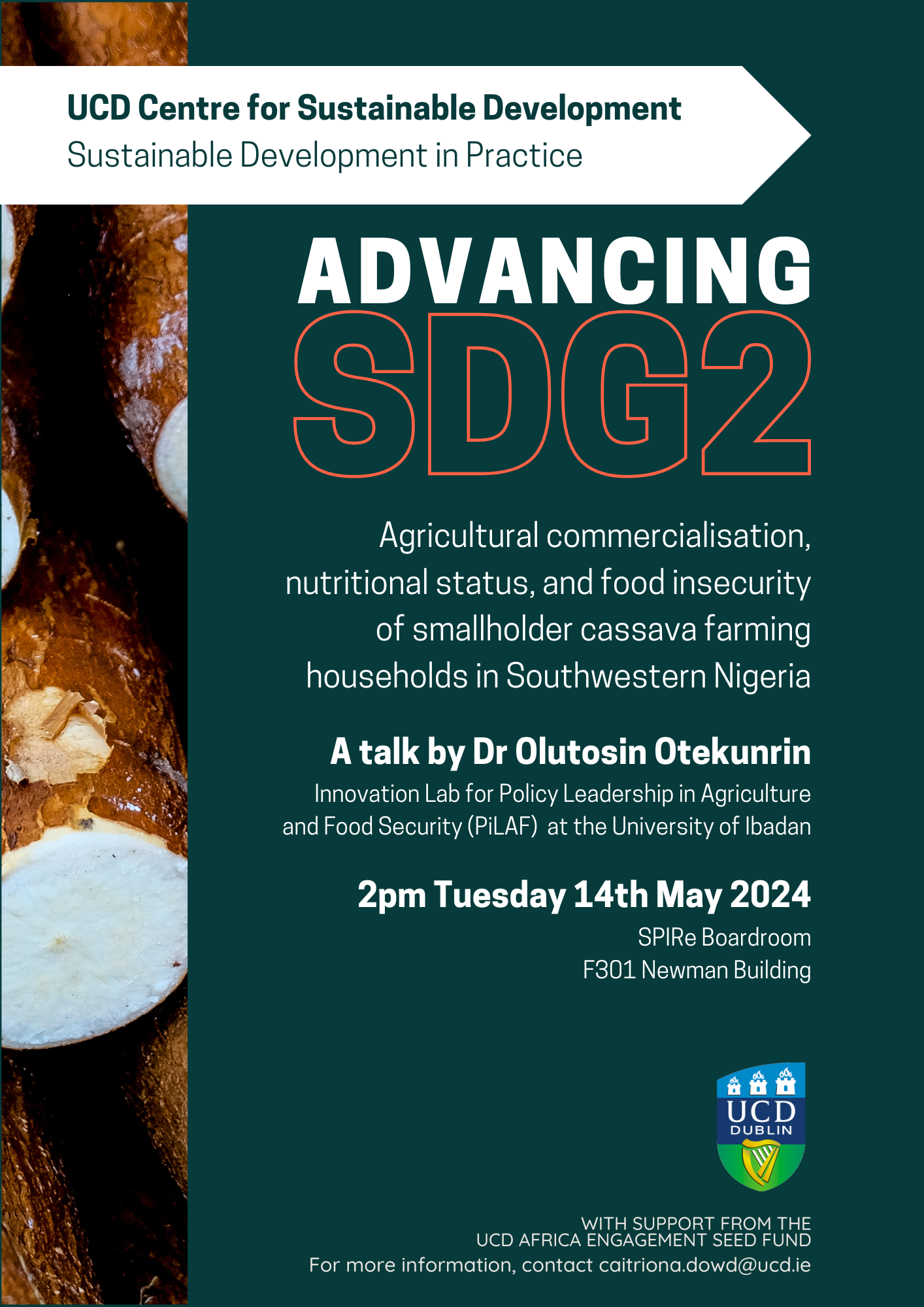 Advancing SDG2- Agricultural Commercialisation, nutritional status, and food security of smallholder cassava farming households in Southwestern Nigeria