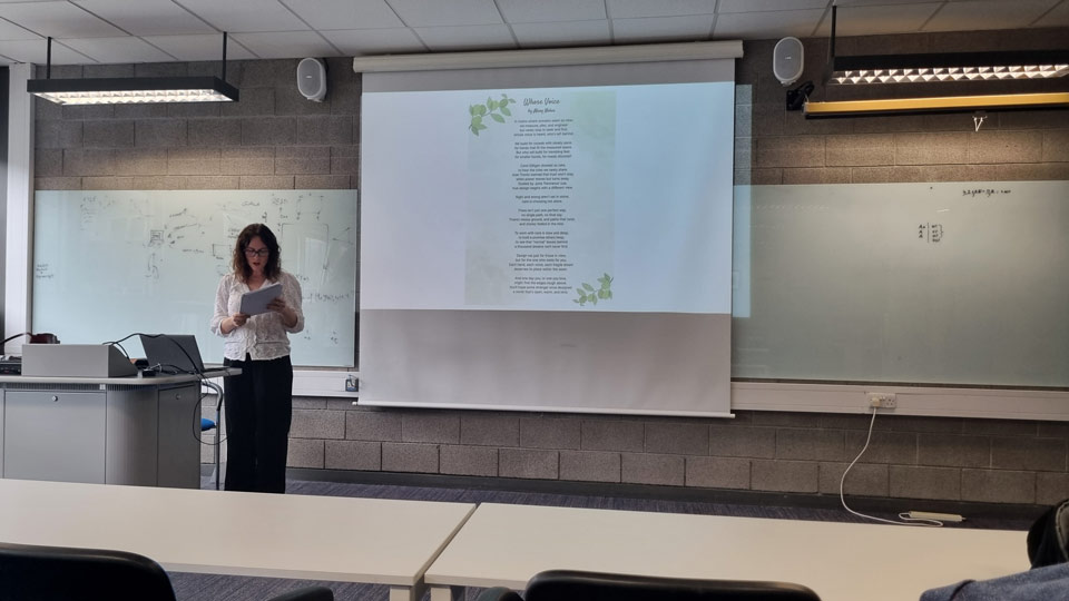 Mary Nolan who presented on the 