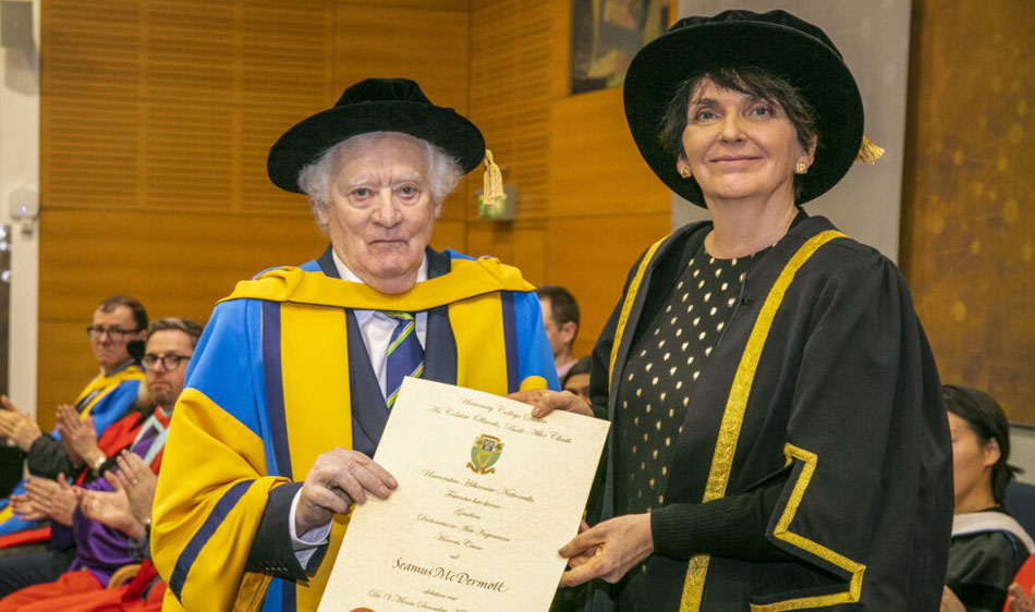 Séamus McDermott Receives his Honorary Doctorate