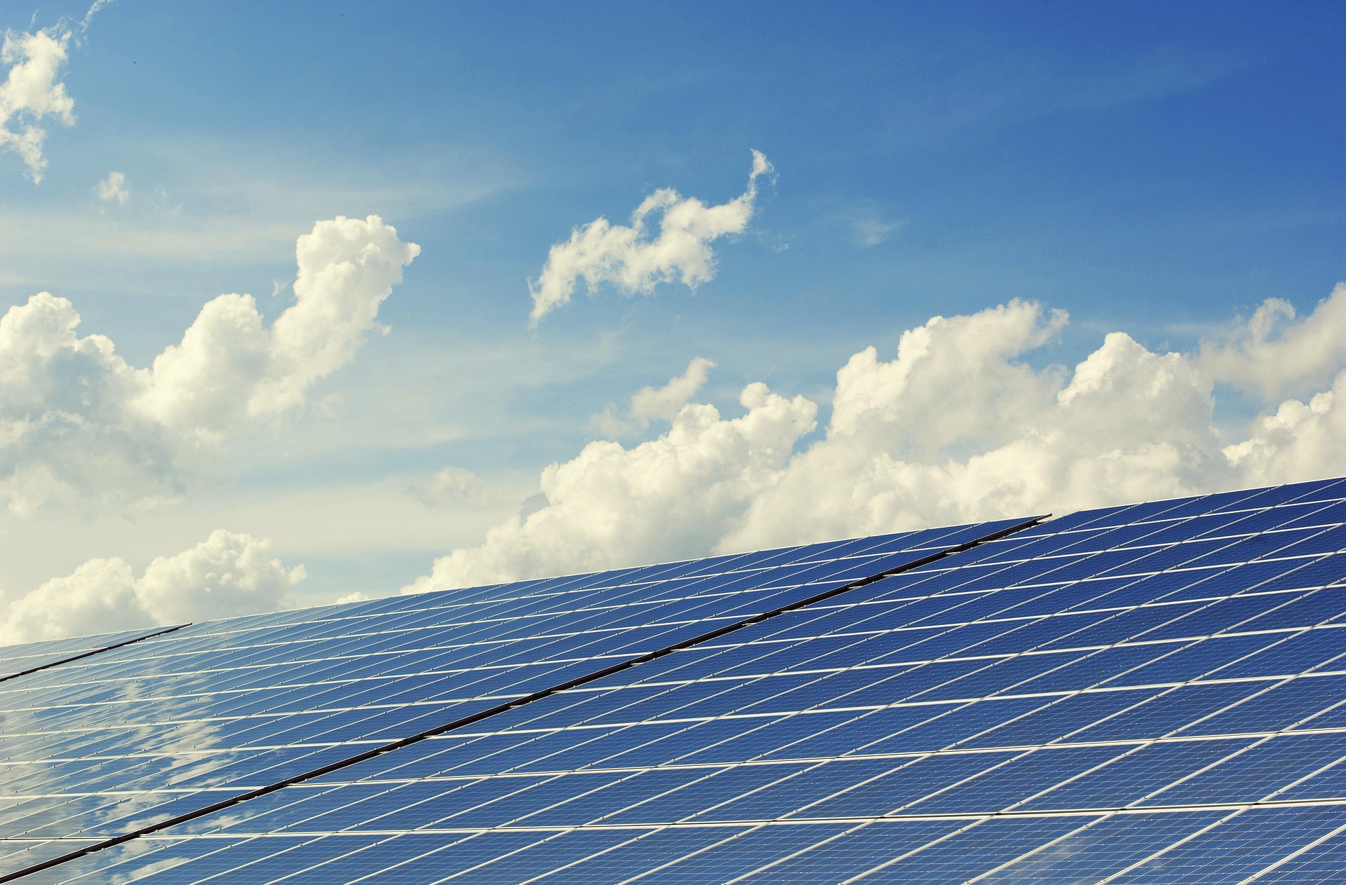 Solar panels for climate storytelling news piece