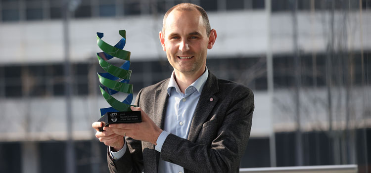 Professor Andrew Keane winner of 2022 NovaUCD Licence of the Year Award