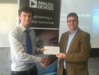 Analog Devices Ireland Award Presentations Winner Brian Attride