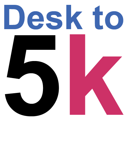 Desk to 5k Logo