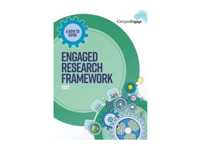 Front cover of IUA's engaged research framework