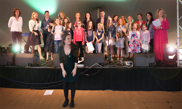 Image of the come and sing event at the UCD Festival