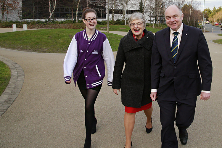 Image of guests arriving for event in UCD