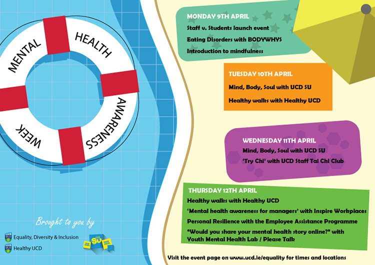 Poster for mental health week
