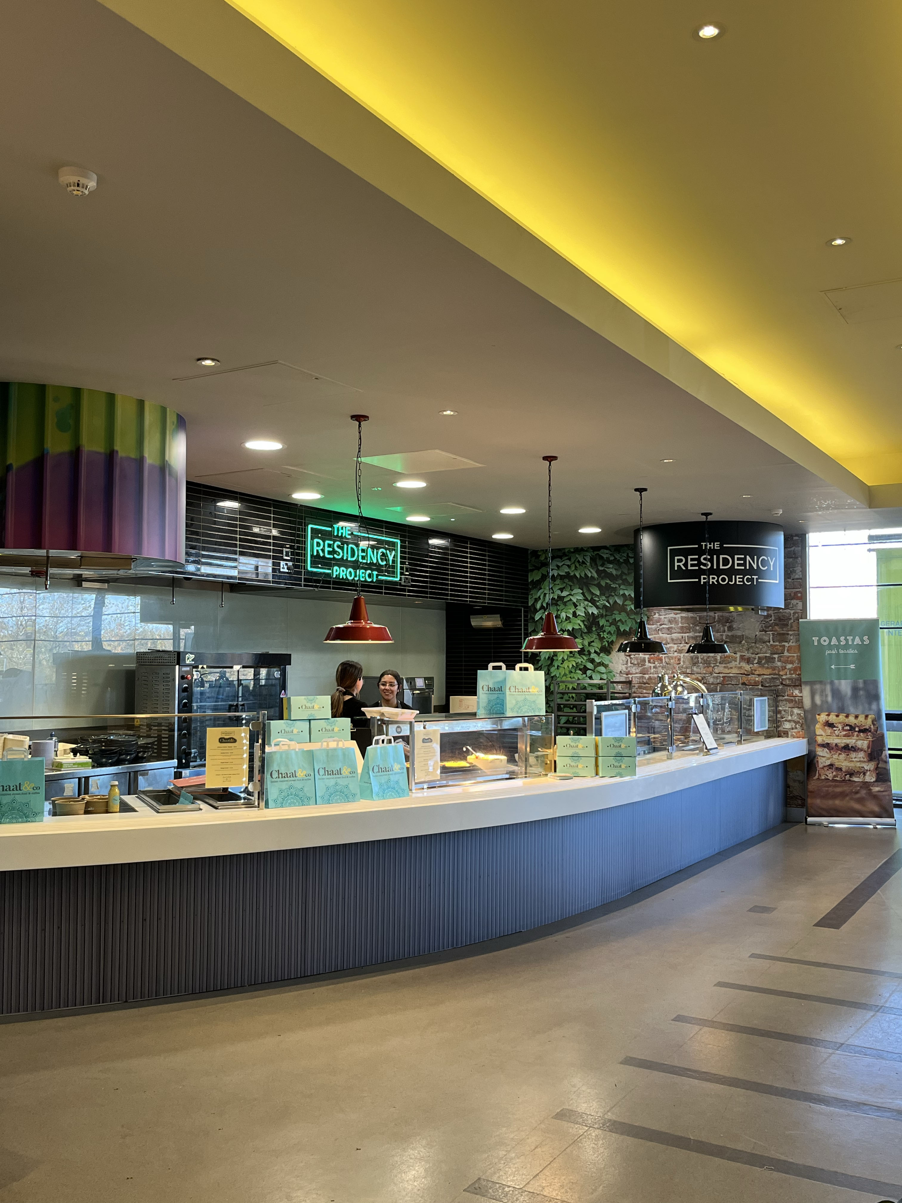 UCD Main Restaurant\n\nA diverse menu for both lunch and dinner, from gourmet sandwiches and salads to warm dinner specials. Dine in or Take away.