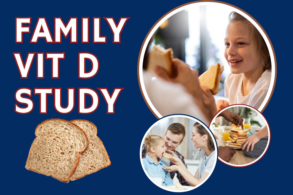 family eating bread