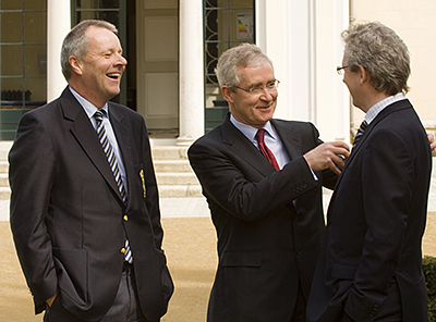 President with Declan and John