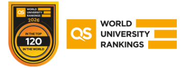 Logo for QS rankings.