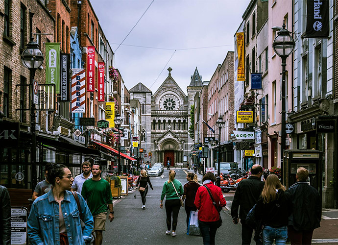Anne Street in Dublin city.