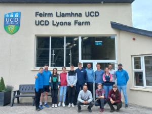 Bia Oliveira and colleagues at Lyons Farm