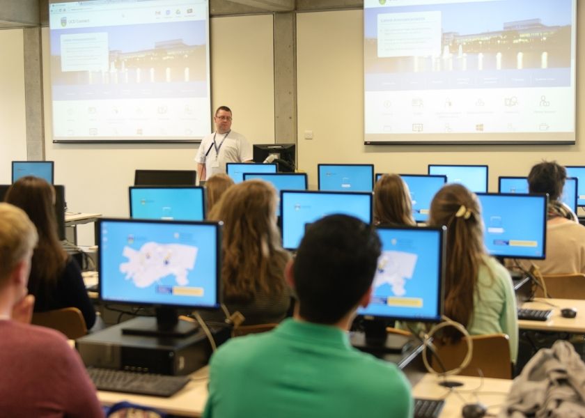 A computer lab