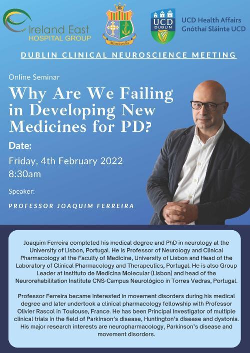 Dublin Clinical Neuroscience Meeting 4th February 2022