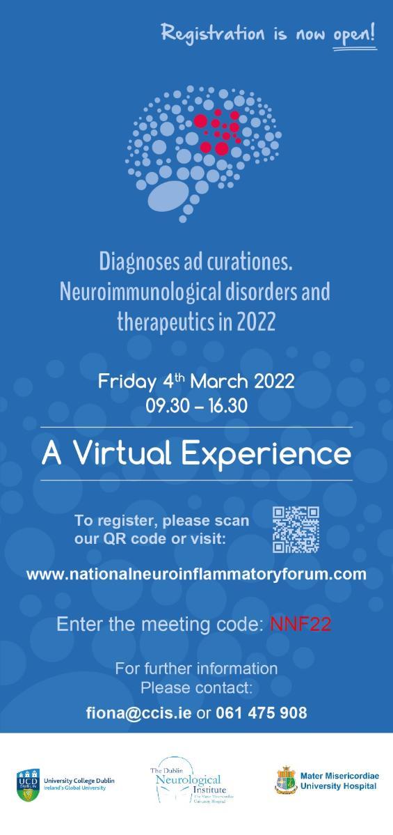 National Neuroinflammatory Forum Meeting 2022
