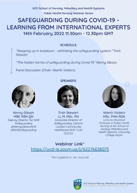 Webinar: Safeguarding during COVID-19 - Learning from International Experts | 14th February 2022 at 11.30am