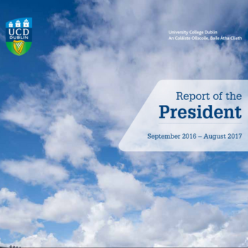 Report of the President, September 2016 - August 2017