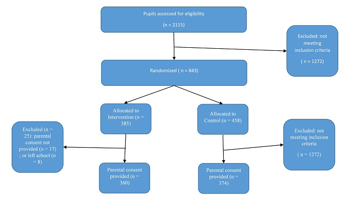 0066-01 BITC Trial 1 Response rate flow chart