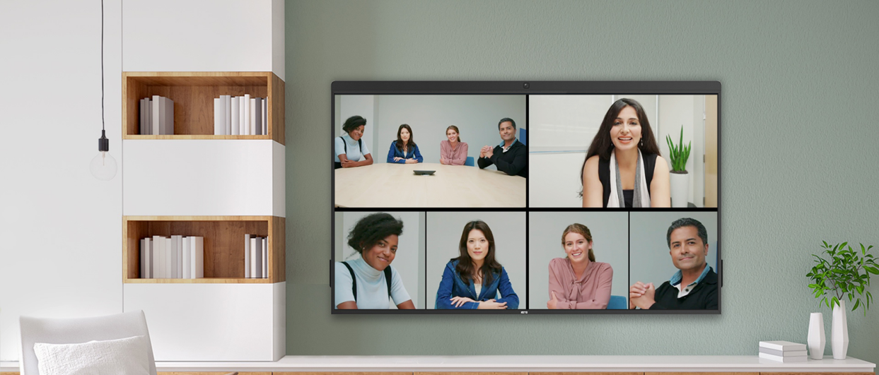 See how our DTEN screens use Zoom Rooms technology to bring hybrid meetings to life