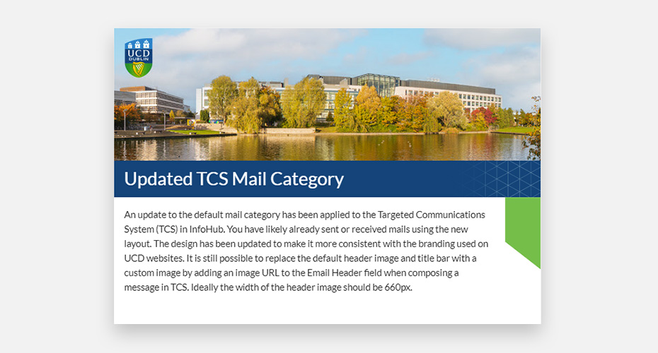 Updated Targeted Communications Default Mail Category