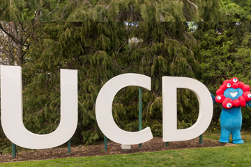 Osaka Expo ’25 official mascot, MYAKU-MYAKU’s visit to Belfield Campus, UCD
