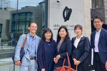 Chiba University delegation’s meeting with Ambassador of Ireland in Japan at the Ireland House, Tokyo