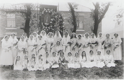 Children of Mary, Catholic Whit Procession 1927, Manchester