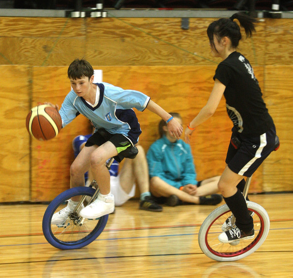 Unicycle Basketball