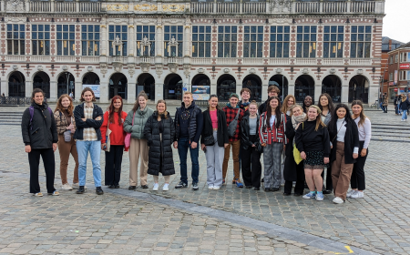 Group of students in Leuven