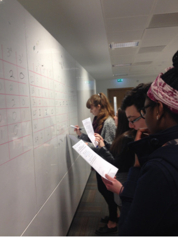 Maths Sparks Students at whiteboard