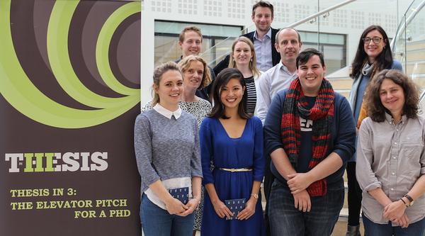 Winners of the UCD Heat of Thesis in 3