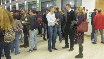 UCD School of Mathematic and Statistics staff members answer questions from secondary school students and their parents