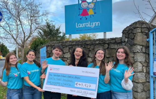 UCD Med Society raise €43,927 for LauraLynn