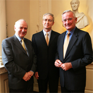 UCD, Mater, St Vincent’s sign agreement to create Dublin Academic Health Care - Pictured: John Morgan, Dr Hugh Brady,Prof Noel Whelan