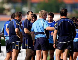 Leinster Rugby squad in training