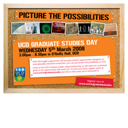 UCD Graduate Studies Opportunities Day