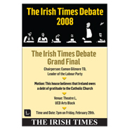 The Irish Times Debate 2008 - Grand Final