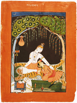 Shiva and Parvati at Night (The Immortal Marriage)