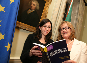 Jane O’Mahony and Prof Brigid Laffan, co-authors of 'Ireland and the European Union'