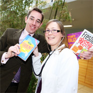 RTÉ Presenter, Ryan Tubridy and Dr Ciara O'Dowd, GP, UCD Student Help Centre 